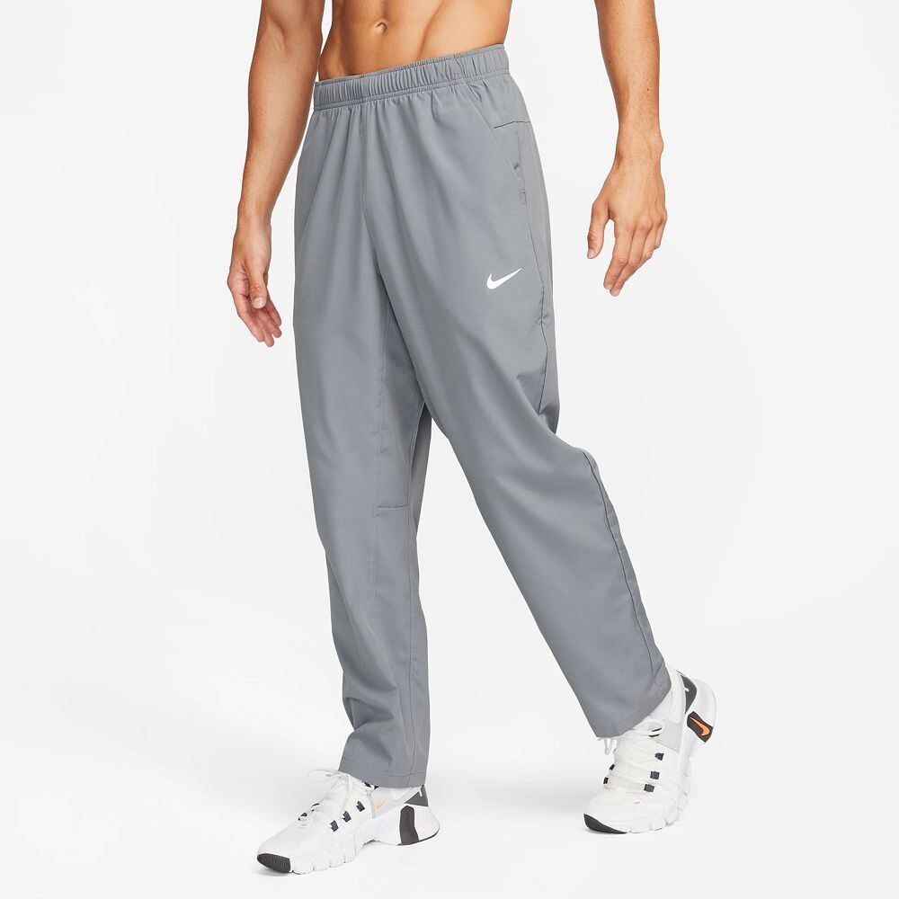 

Мужские универсальные брюки с открытым подолом Nike Form Dri-FIT, цвет Smoke Gray Black