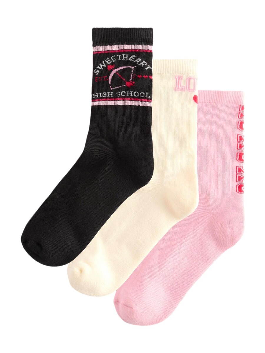 

Носки Next, цвет Ecru/Rose/Black