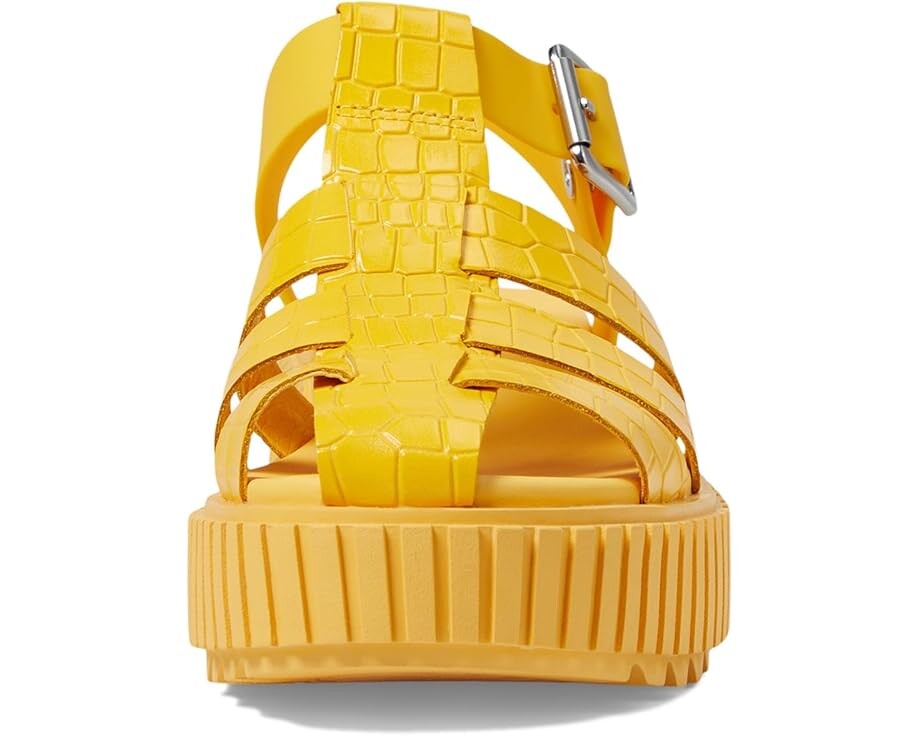 Туфли SOREL ONA Streetworks Fisherman Mid Sandal, цвет Yellow Ray/Pilsner — фото 2