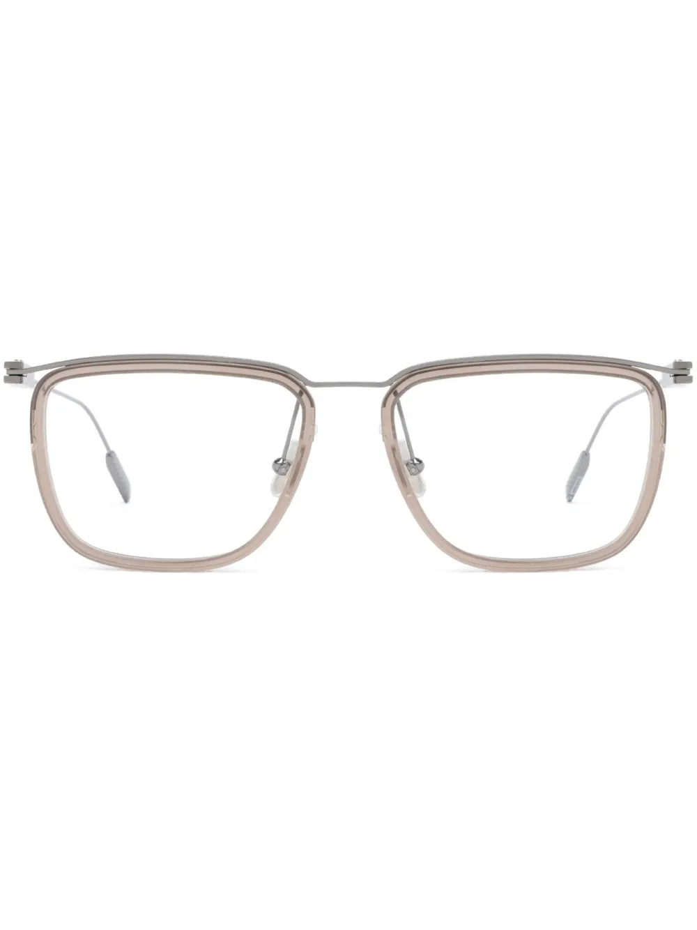 

Очки в квадратной оправе Zegna, серебряный
