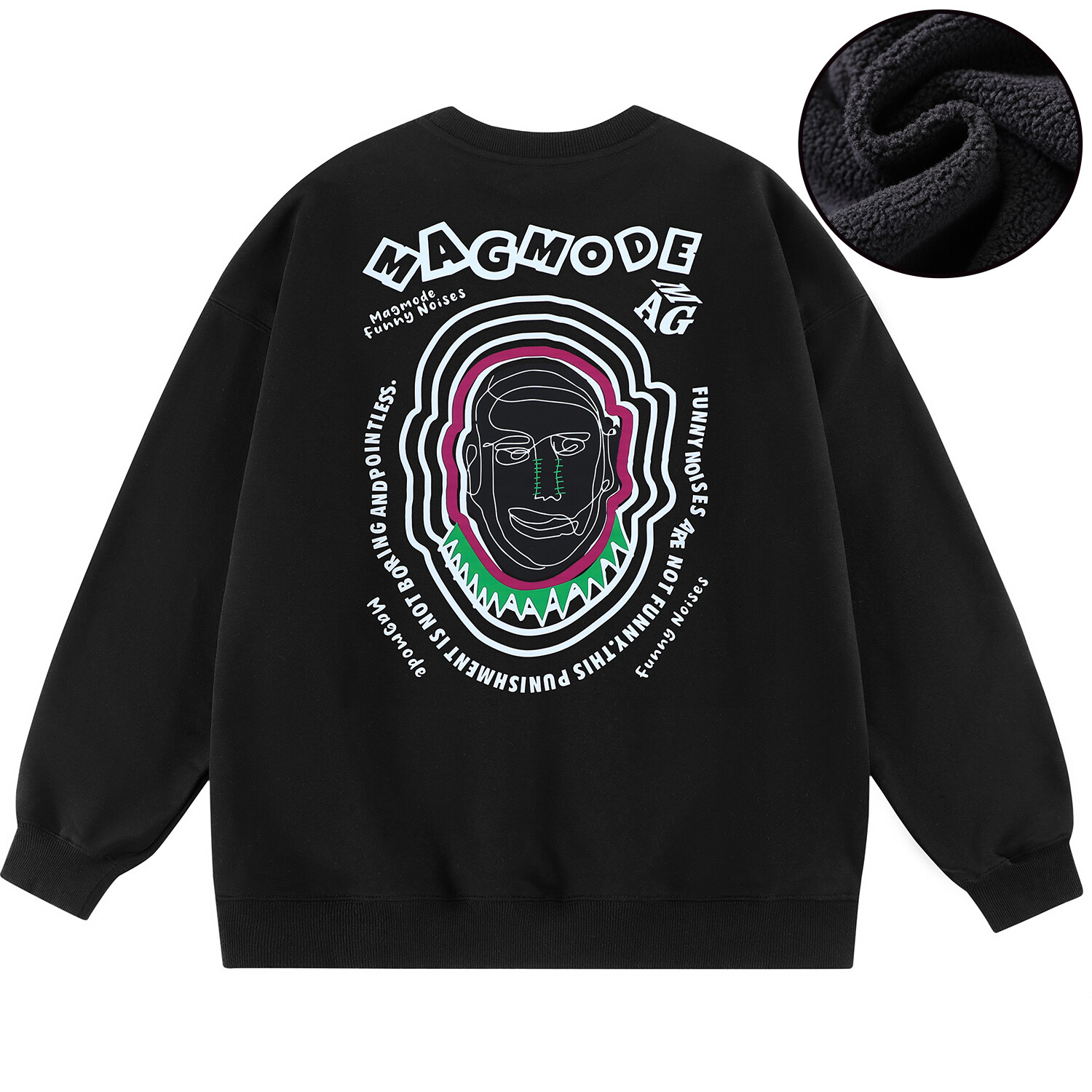 

Толстовка унисекс magmode, Белый (на флисовой подкладке)