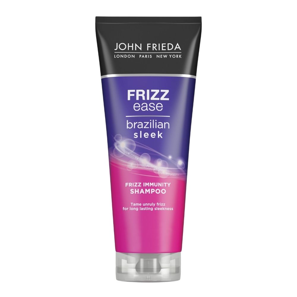

Разглаживающий шампунь для волос frizz ease brazilian sleek frizz immunity shampoo John Frieda, 250 мл