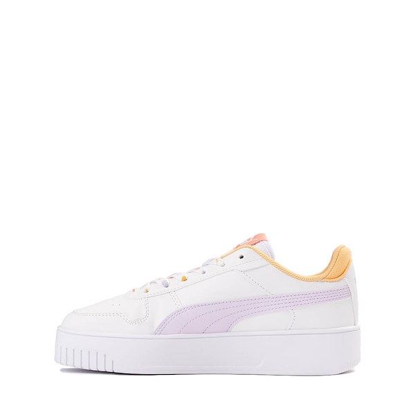 

Кроссовки PUMA Carina Street Lacey Athletic Shoe, цвет White/Lilac/Apricot
