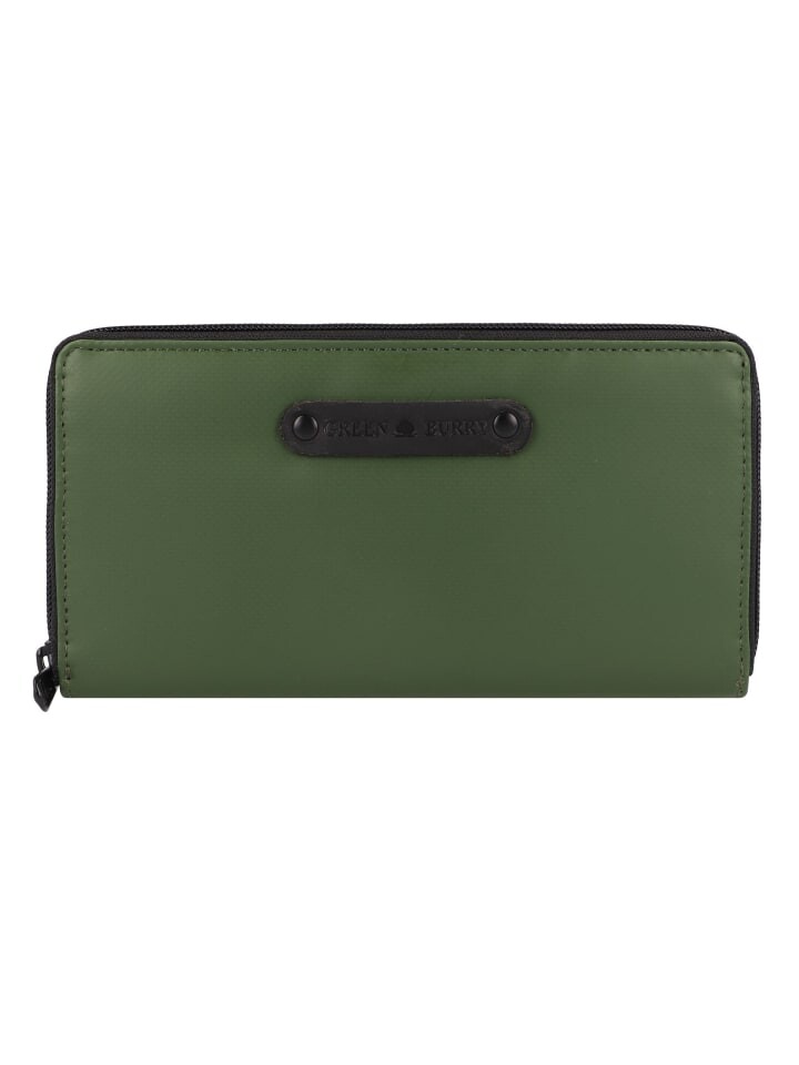 

Кошелек Greenburry Upcycled Tarpaulin Geldbörse 19 cm, оливковый