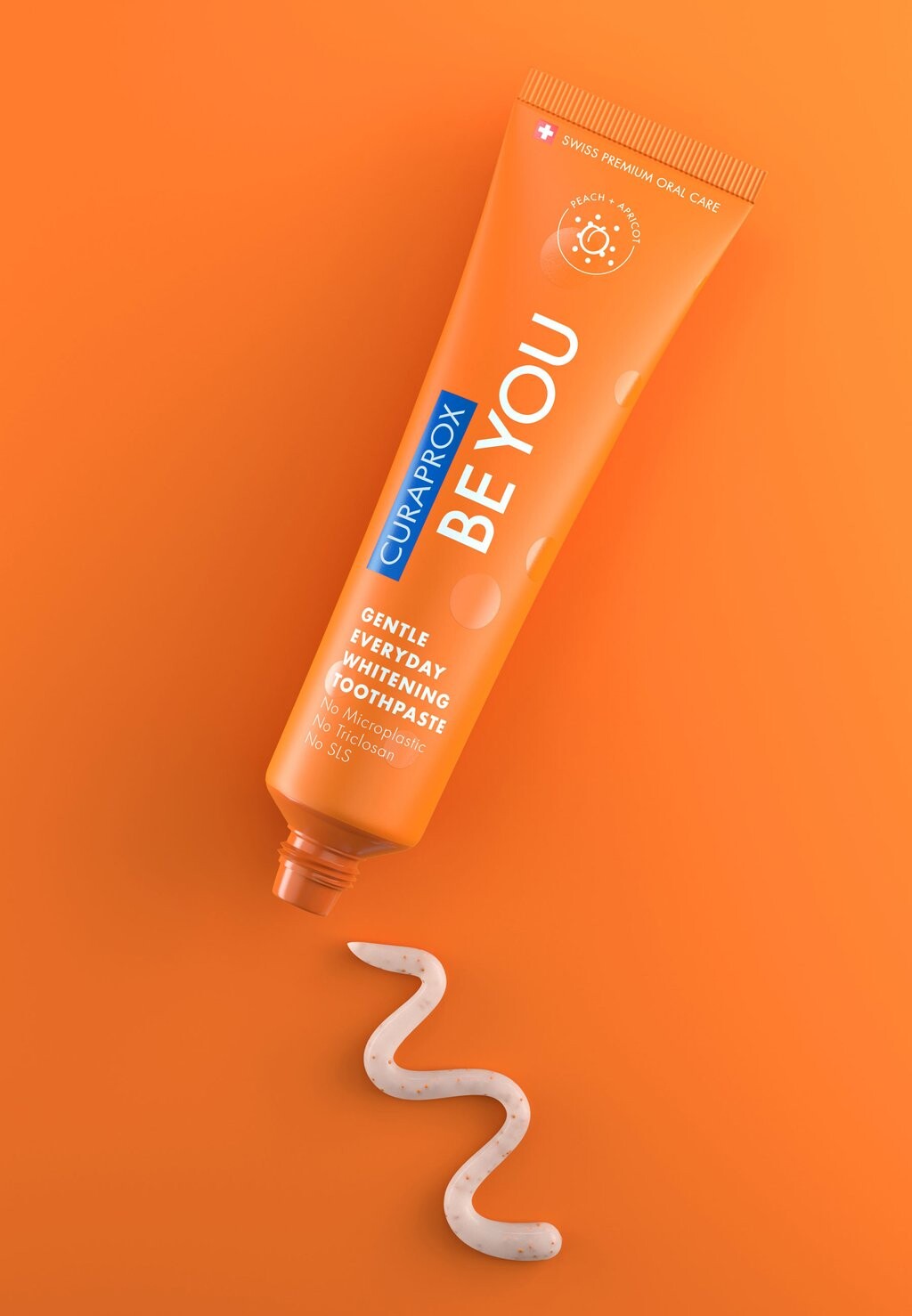 Уход за зубами BE YOU, PEACH + APRICOT TOOTHPASTE Curaprox, цвет orange — фото 4