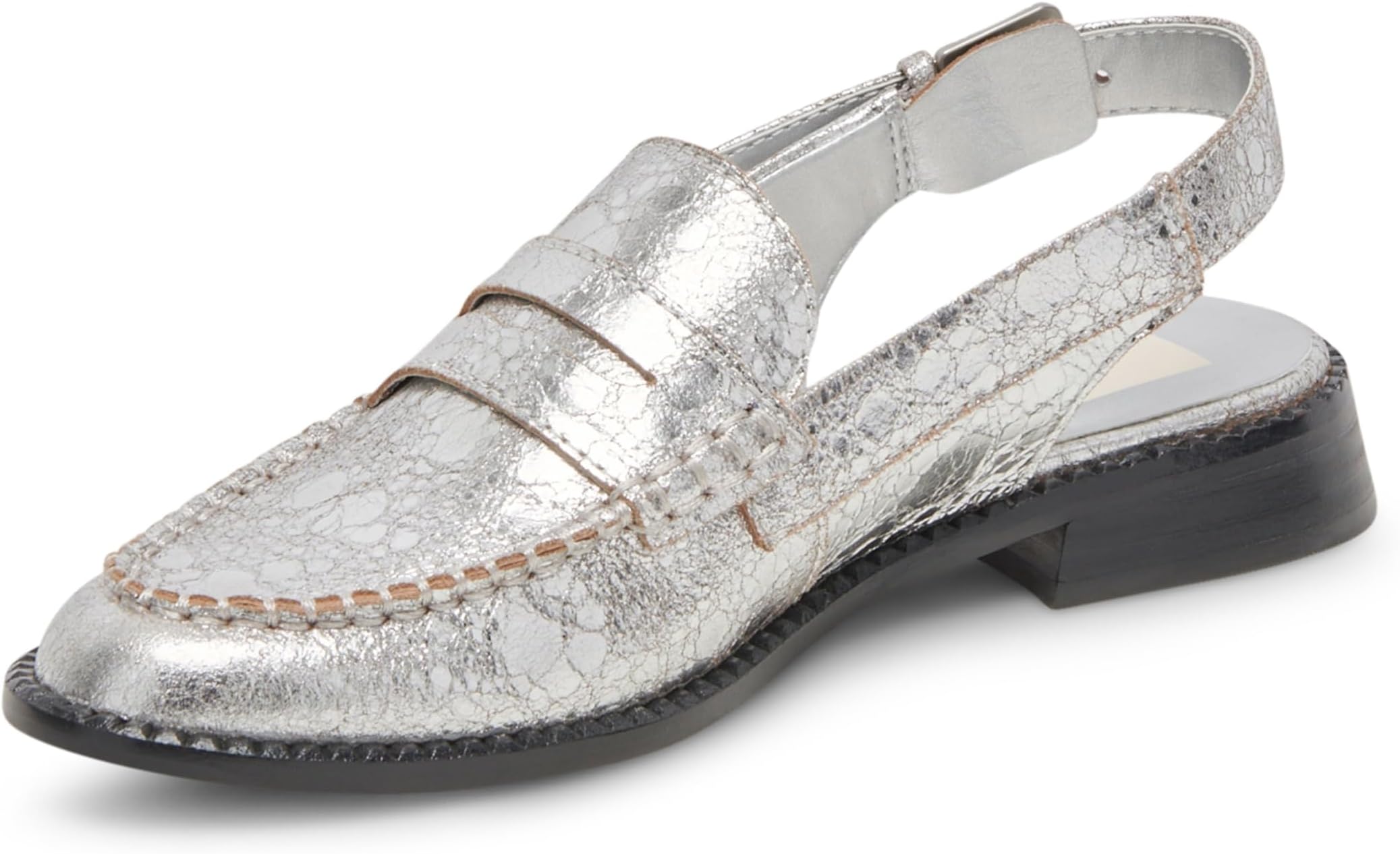 

Лоферы Dolce Vita Hardi, цвет Silver Crackled Leather