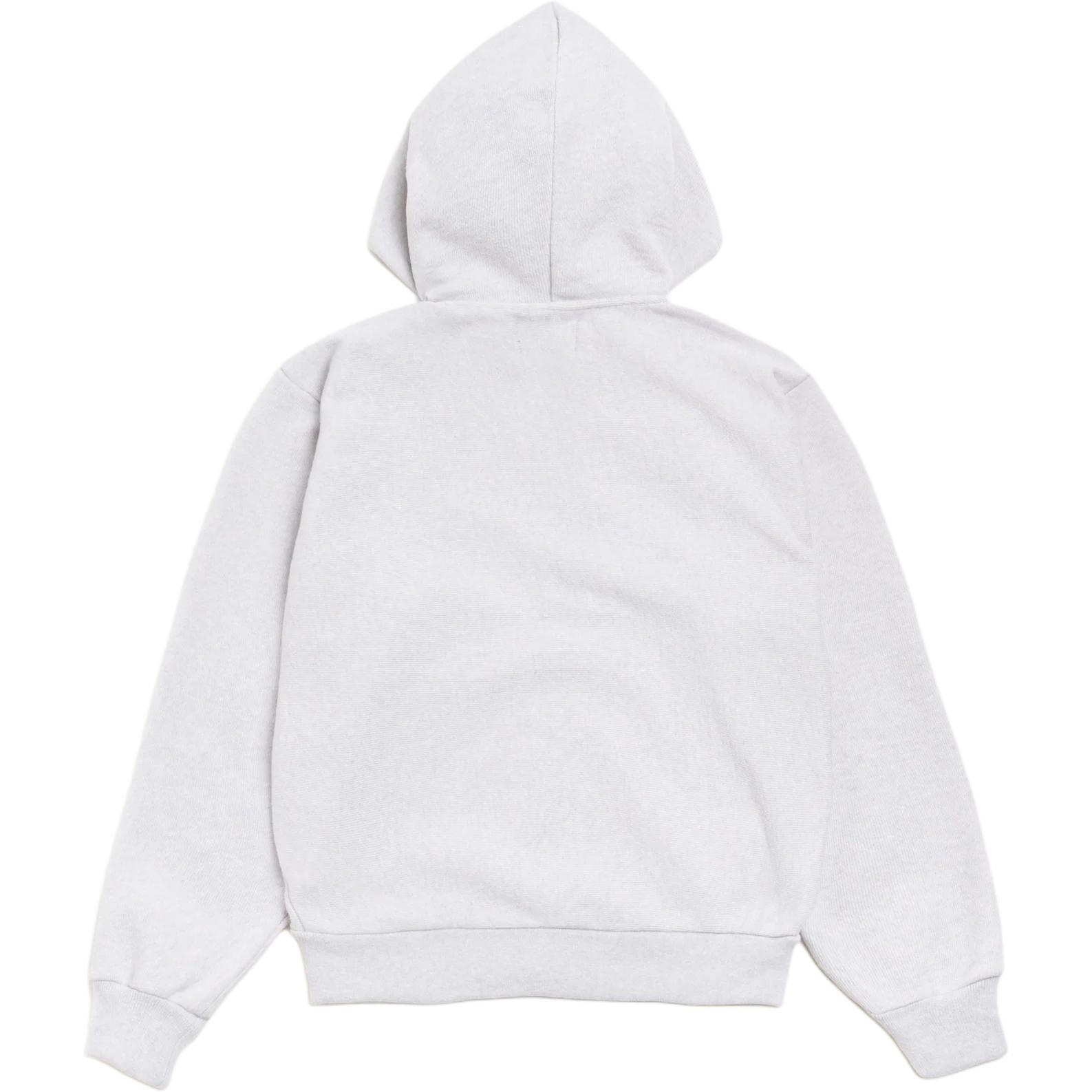 Толстовка с капюшоном на молнии, унисекс, коллекция FW25 PATCH Stussy, серый — фото 3