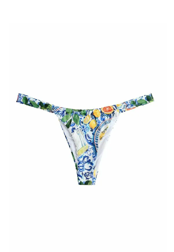 Трусики от бикини танга Next, Blue White Porcelain Sardine Print