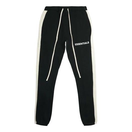 

Спортивные штаны Fear of God Essentials SS20 Side Stripe Sweatpants Black, черный