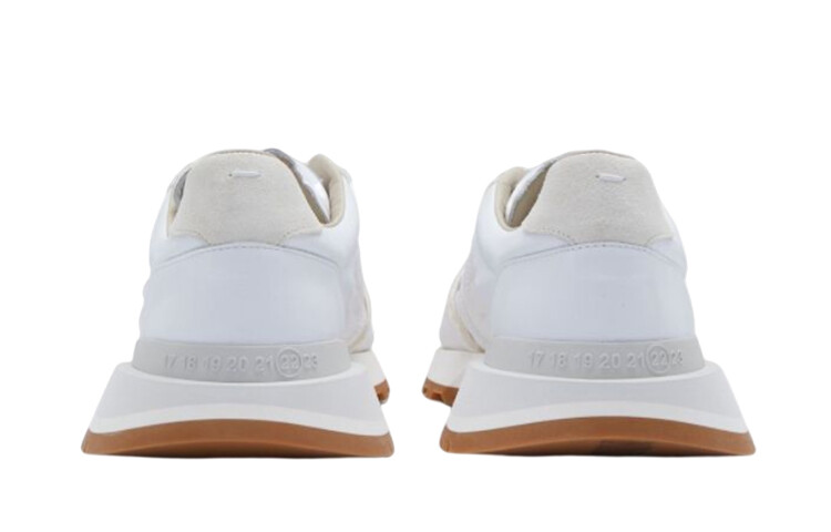 Кеды Maison Margiela Panelled Lace-Up, белый — фото 4