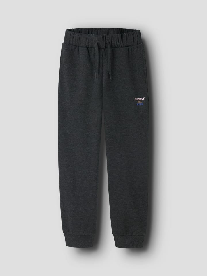 Name it Спортивные брюки NKFOFINA NREG SWE PANT BRU черного цвета — фото 3