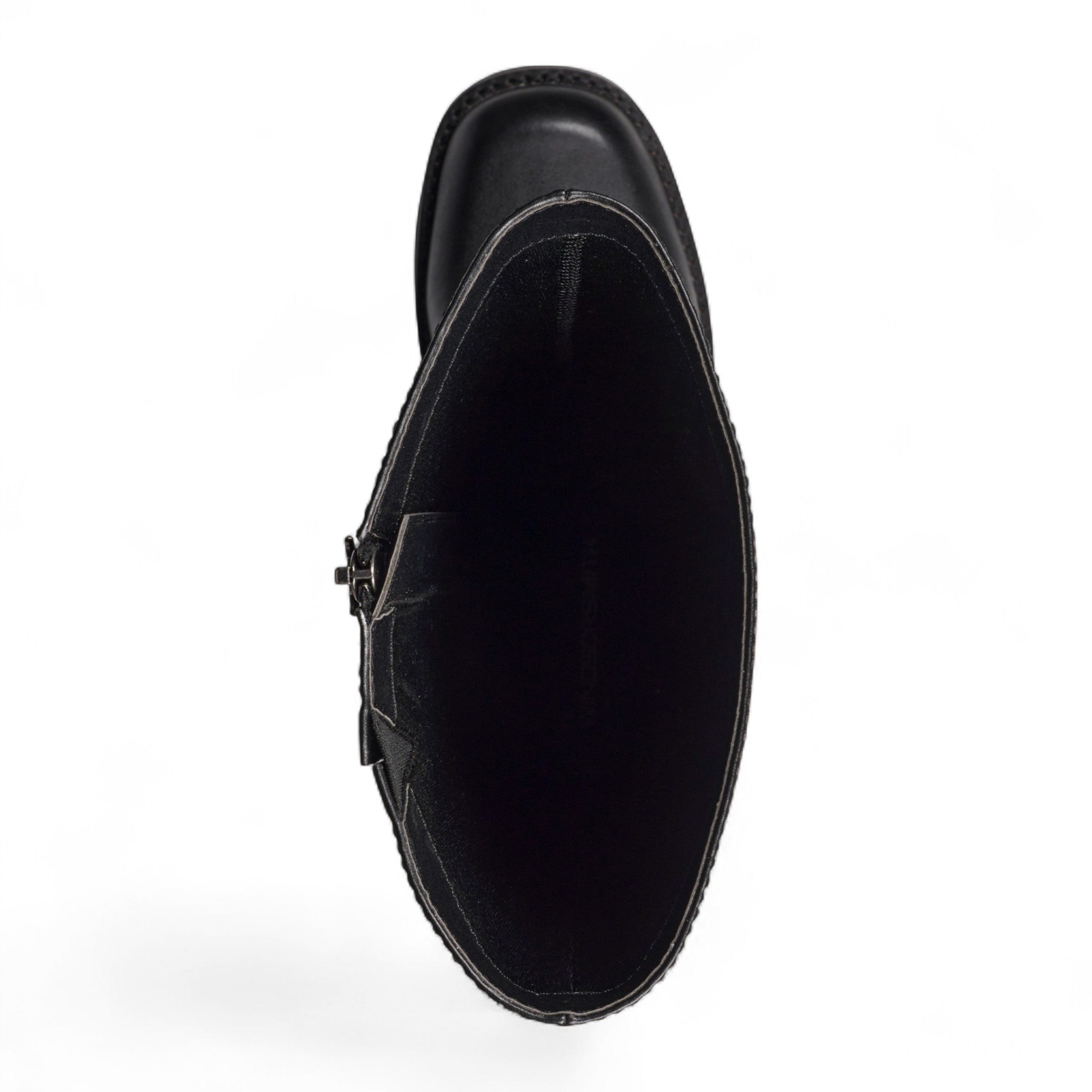 Windsorsmith Женские черные искусственные кожаные высокие сапоги на платформе и каблуке - Niche — фото 4