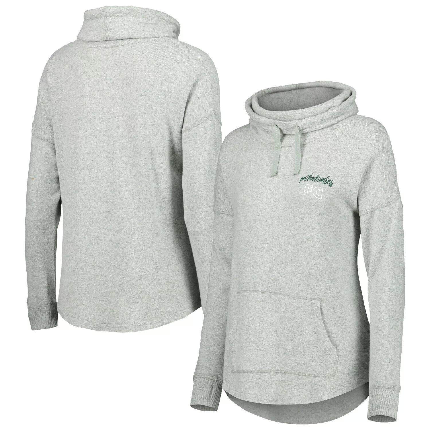 

Женский зеленый пуловер с принтом Portland Timbers Cuddle Tri-Blend, свитшот