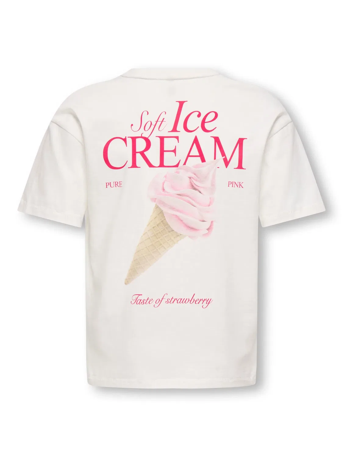 Футболка хлопковая Kids Only, cloud dancer icecream — фото 2