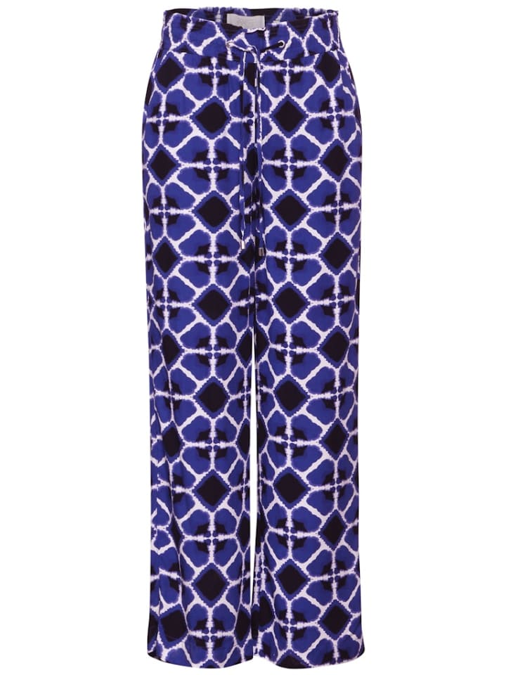

Тканевые брюки Street One, цвет ltd qr wide leg string print