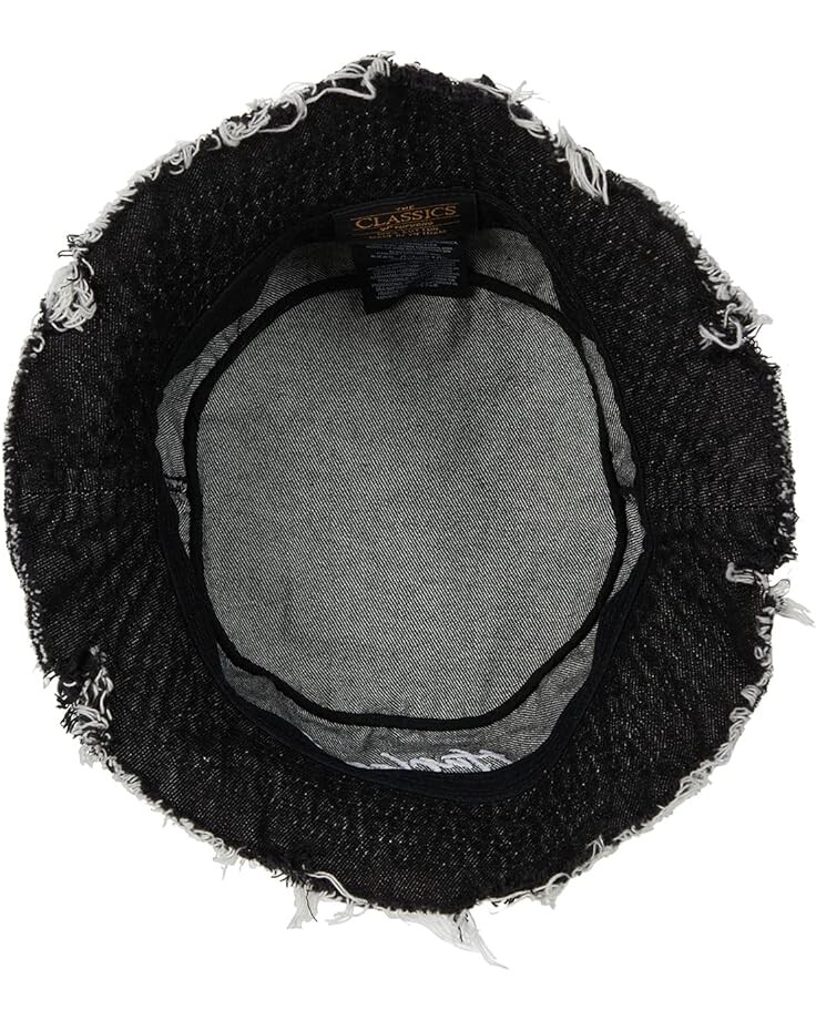 

Панама Hurley Olivia Fringe Bucket Hat, черный