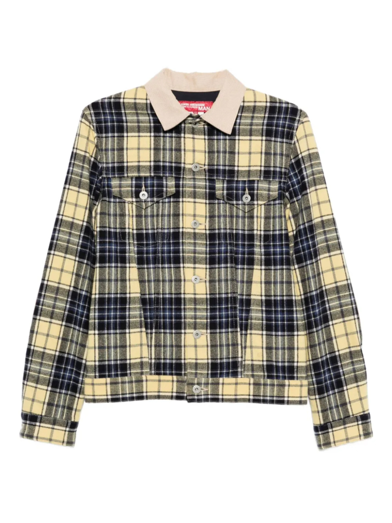 

Junya Watanabe MAN клетчатая куртка 2012 из коллаборации с Levis, синий