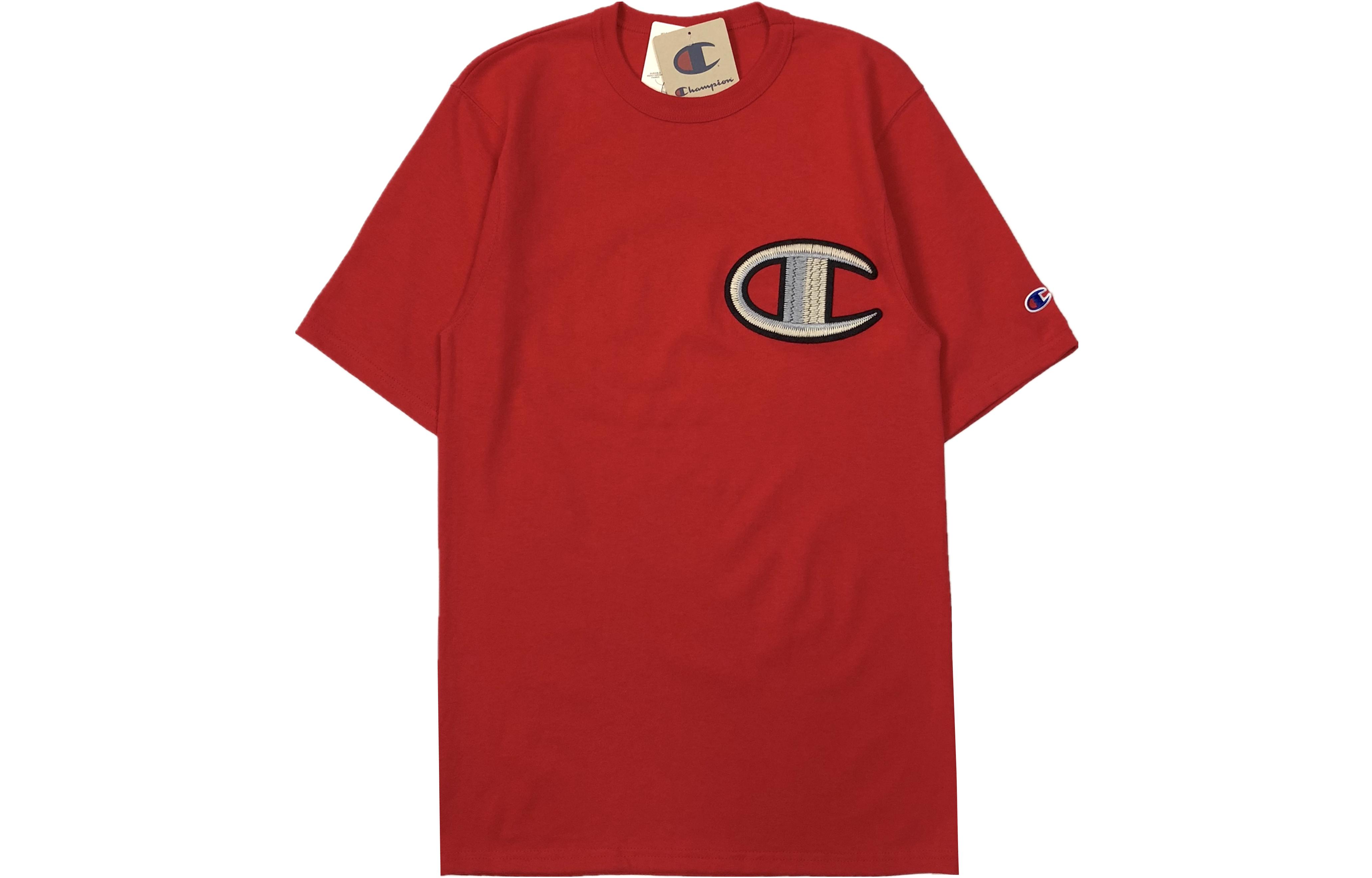 

Champion Футболка US версия унисекс красная