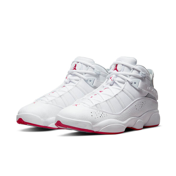 Кроссовки 6 колец Air Jordan, белый — фото 3