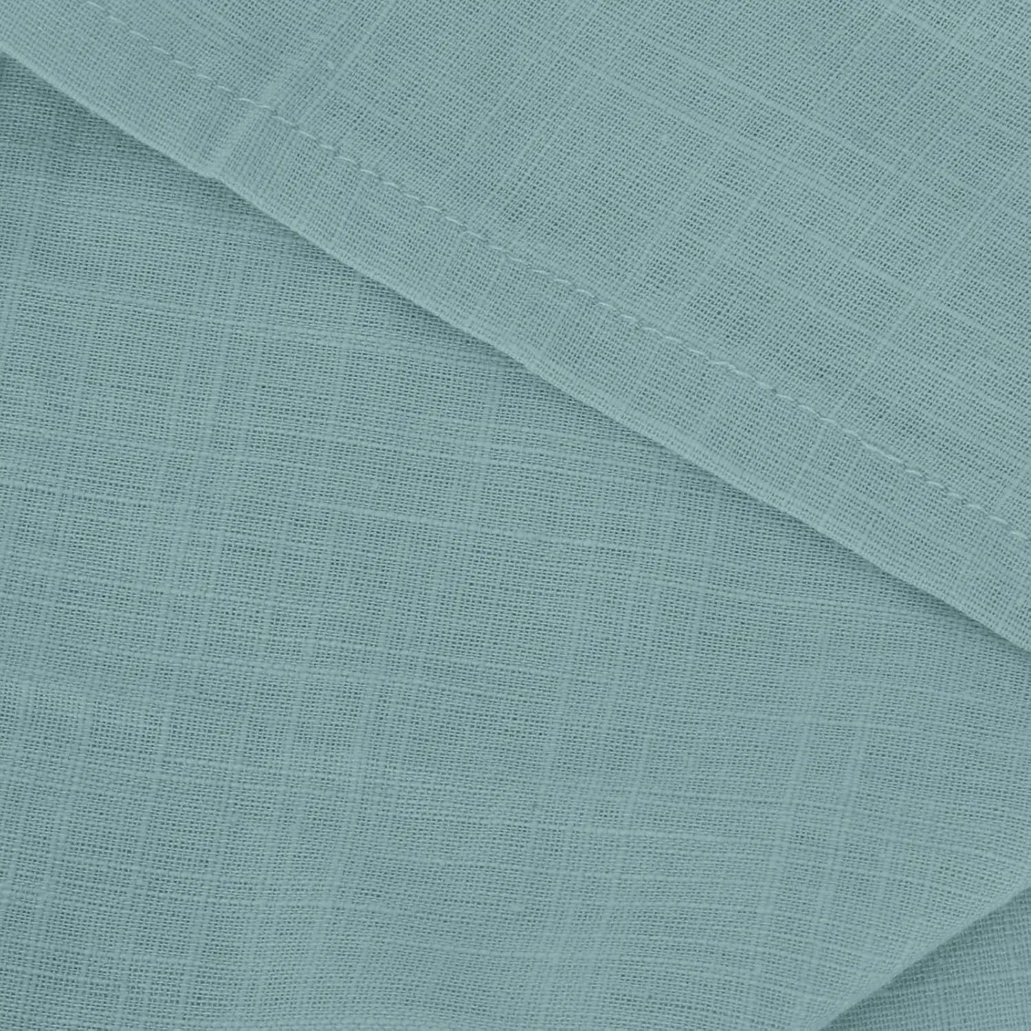 Блуза женская с длинным рукавом Cotton Linen, Sky Blue — фото 4