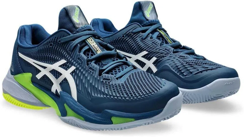 Мужские кроссовки ASICS Court FF 3 ClaySneaker, White Grey Blue — фото 4