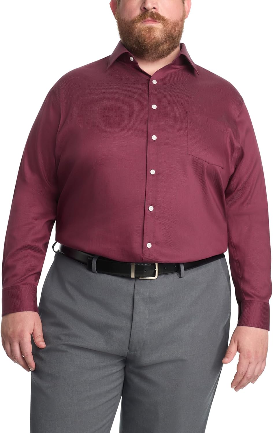 

Рубашка мужская Michael Kors Travel Stretch Big Fit (Big and Tall), Deep Red