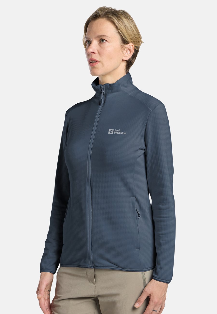 

Флисовая куртка Jack Wolfskin KOLBENBERG FZ W, Midnight Sky/Dark Blue