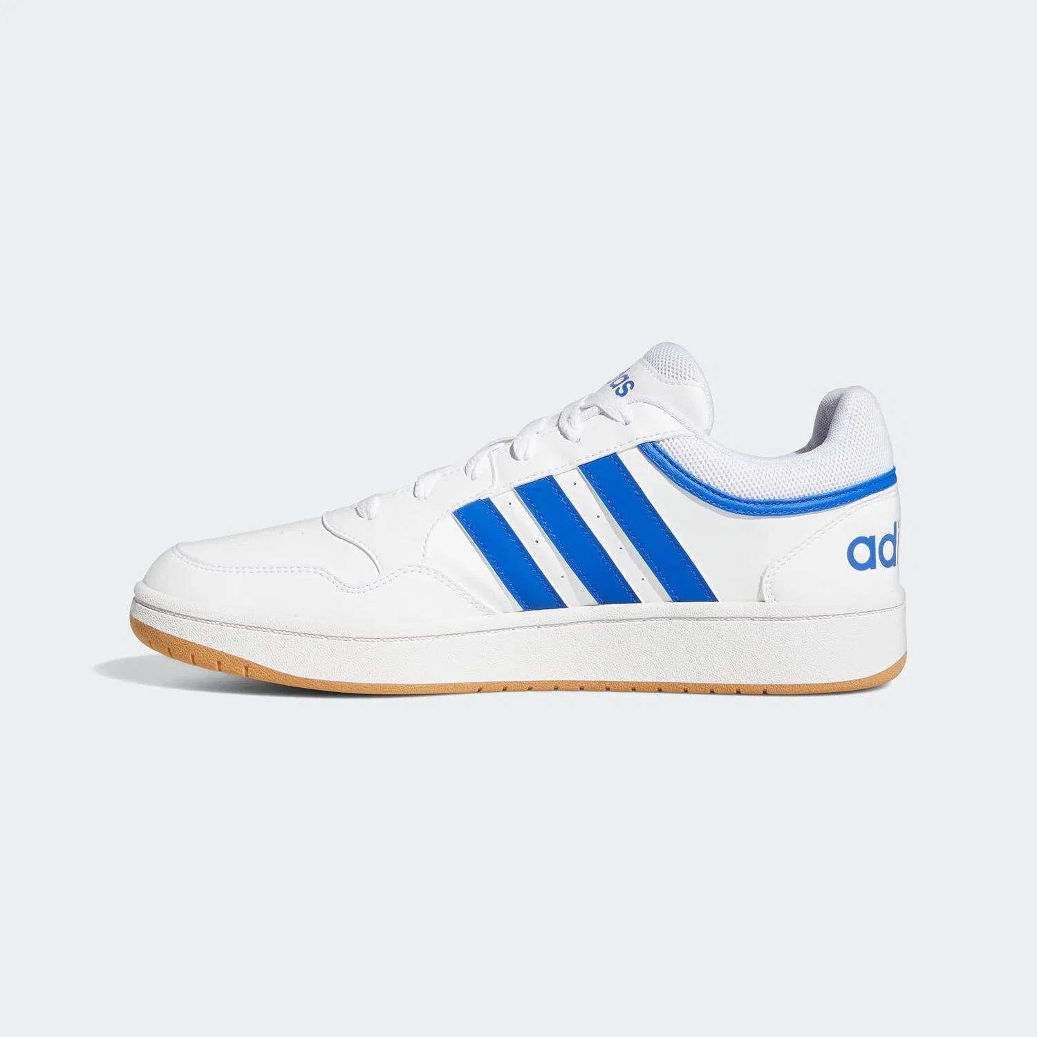 Мужские кроссовки Adidas Hoops 3.0 Low Classic Vintage, Ftwr White Team Royal Blue Gum 3 — фото 2