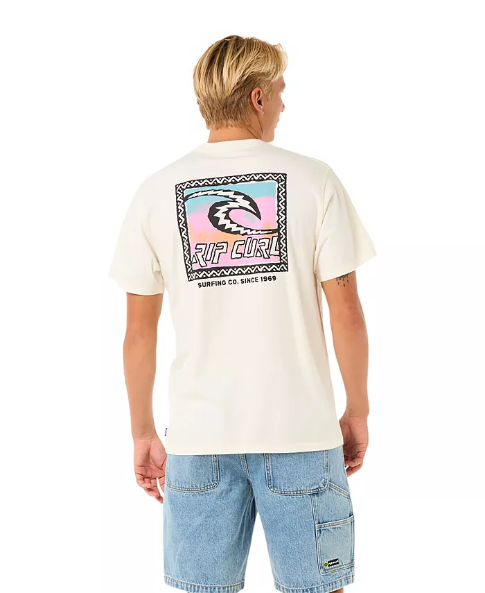 

Мужская футболка Raw Energy Trad Rip Curl, коричневый/бежевый