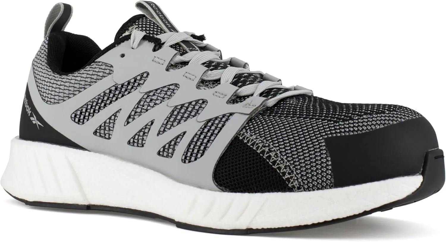 Защитные кроссовки Reebok S1P SRC с нейлоновой сеткой и черным и серым носком
