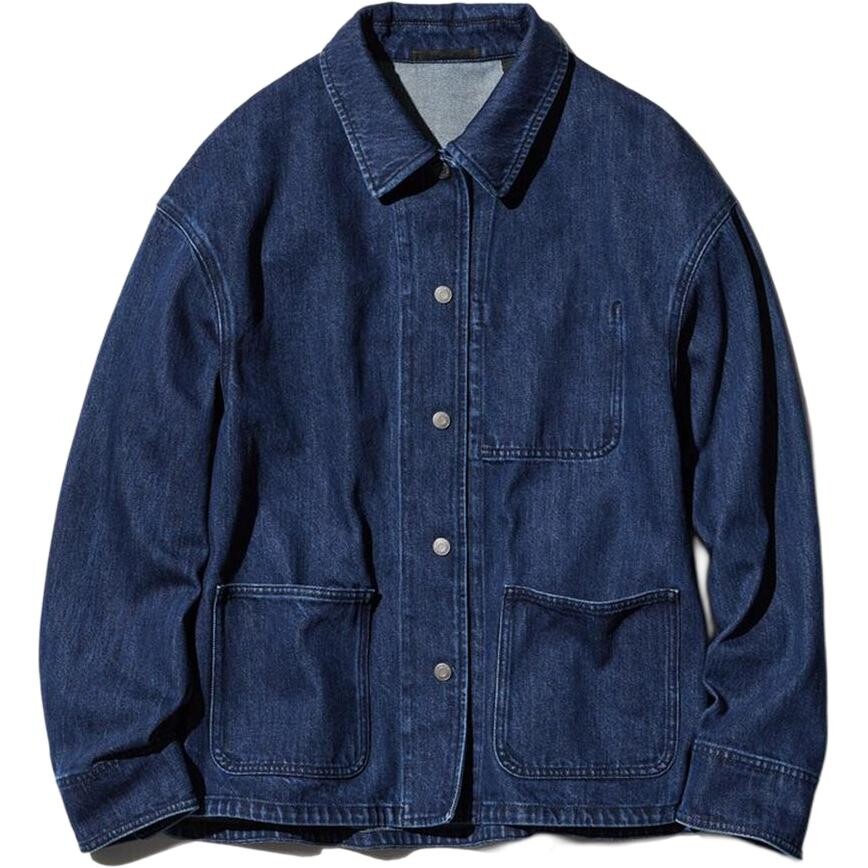 

Джинсовая куртка женская Uniqlo, темно-синий