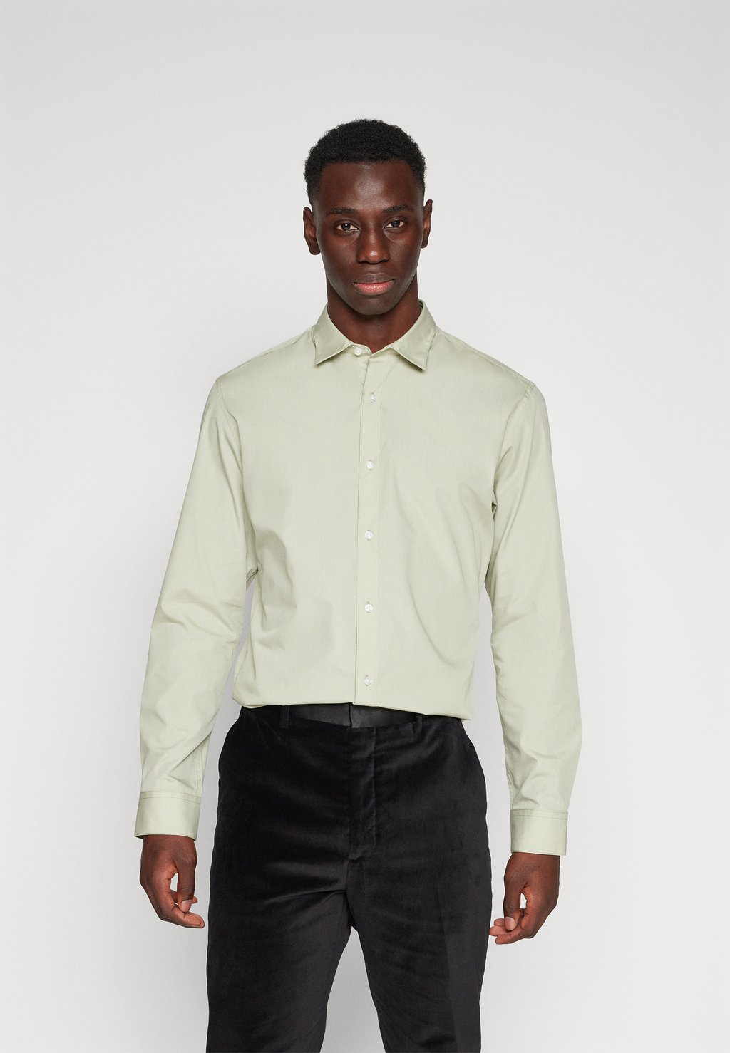 

Классическая рубашка Jjjoe Plain Jack & Jones, цвет desert sage