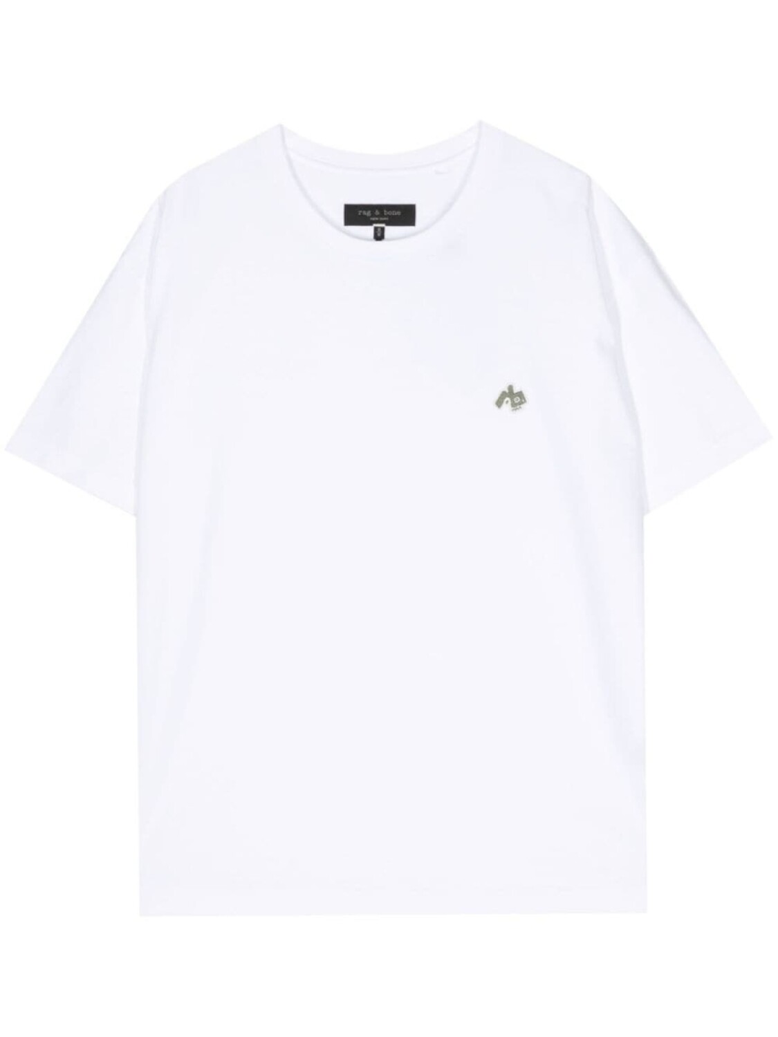 

Rag & bone футболка с аппликацией, белый