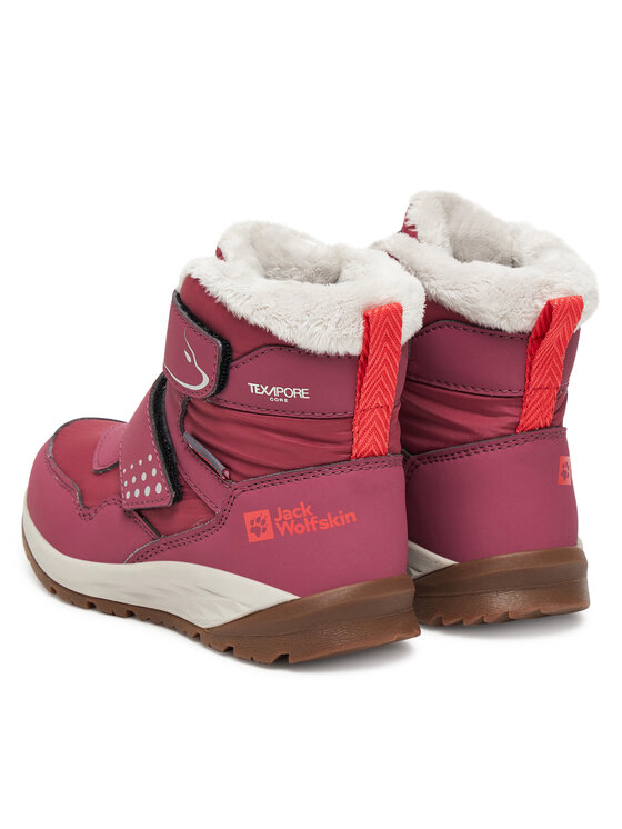 Сапоги для снега Polar Bear-g Texapore Mid Vc A62146 Jack Wolfskin, розовый — фото 3