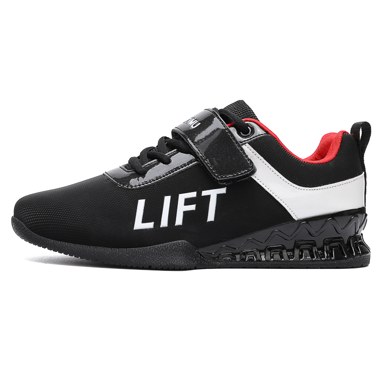 

Sekretarion Скользоустойчивые и износостойкие поддерживающие низкие кроссовки для тренировок унисекс черно-красные, цвет Black/Red