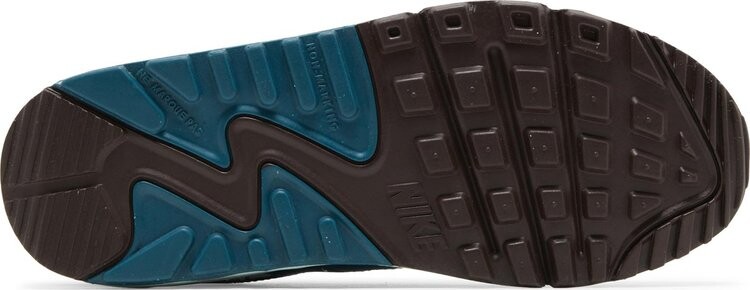 Кроссовки Air Max 90 Leather GS 'White Jade Ice', белый — фото 4