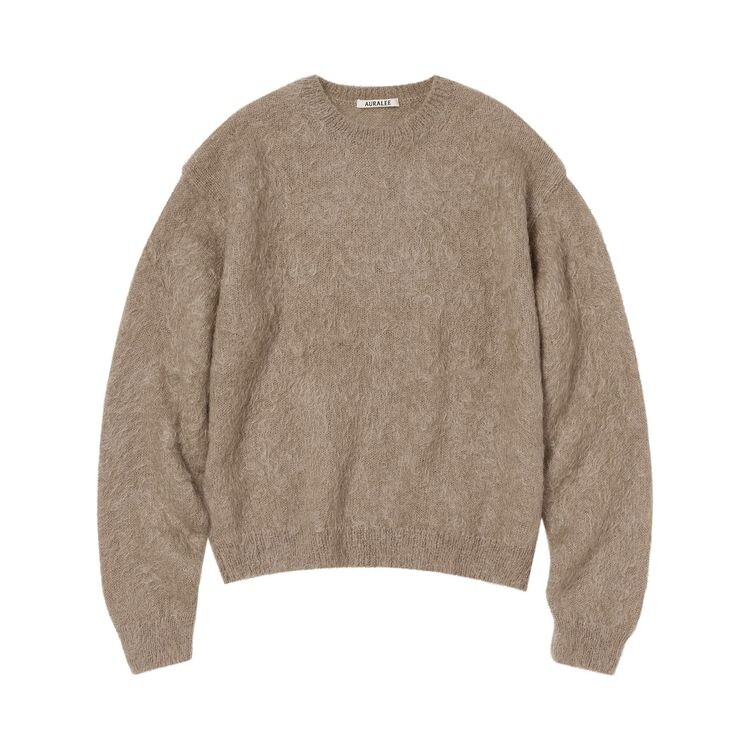 

Свитер Auralee Brushed Super Kid Mohair Sweater Pink/Beige, розовый