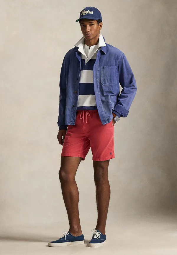 Классические вельветовые короткие шорты длиной 8 дюймов. Polo Ralph Lauren, Spring Red — фото 2