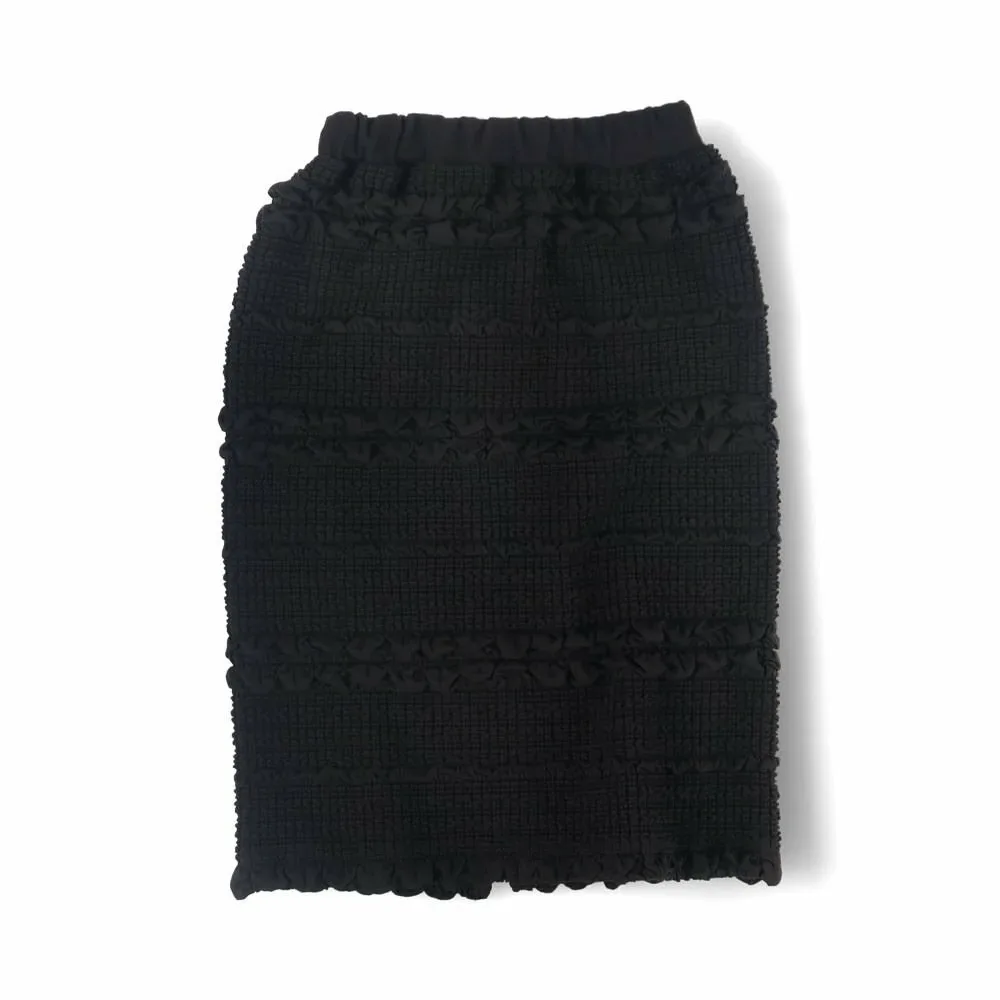 Жаккардовая юбка Pocky Branshes, black — фото 2