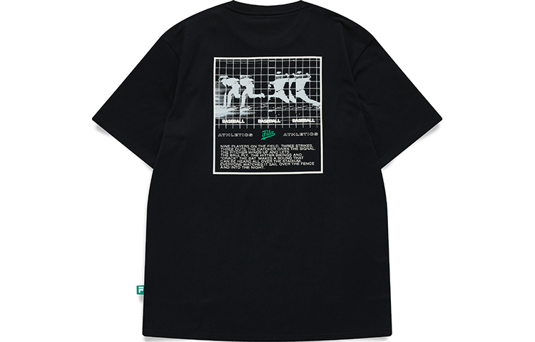 

FILA FUSION Футболка мужская угольно-черная Pitch Black, Черный, FILA FUSION Футболка мужская угольно-черная Pitch Black