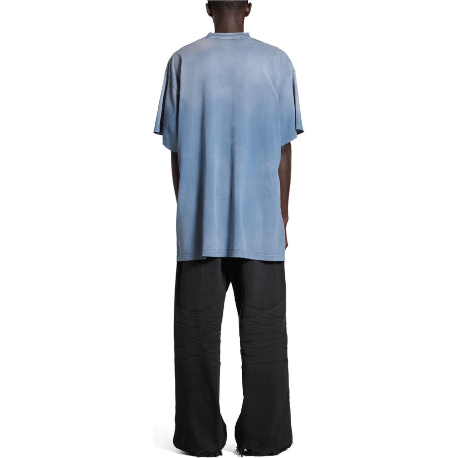Футболка Balenciaga SS24 T, синий — фото 4