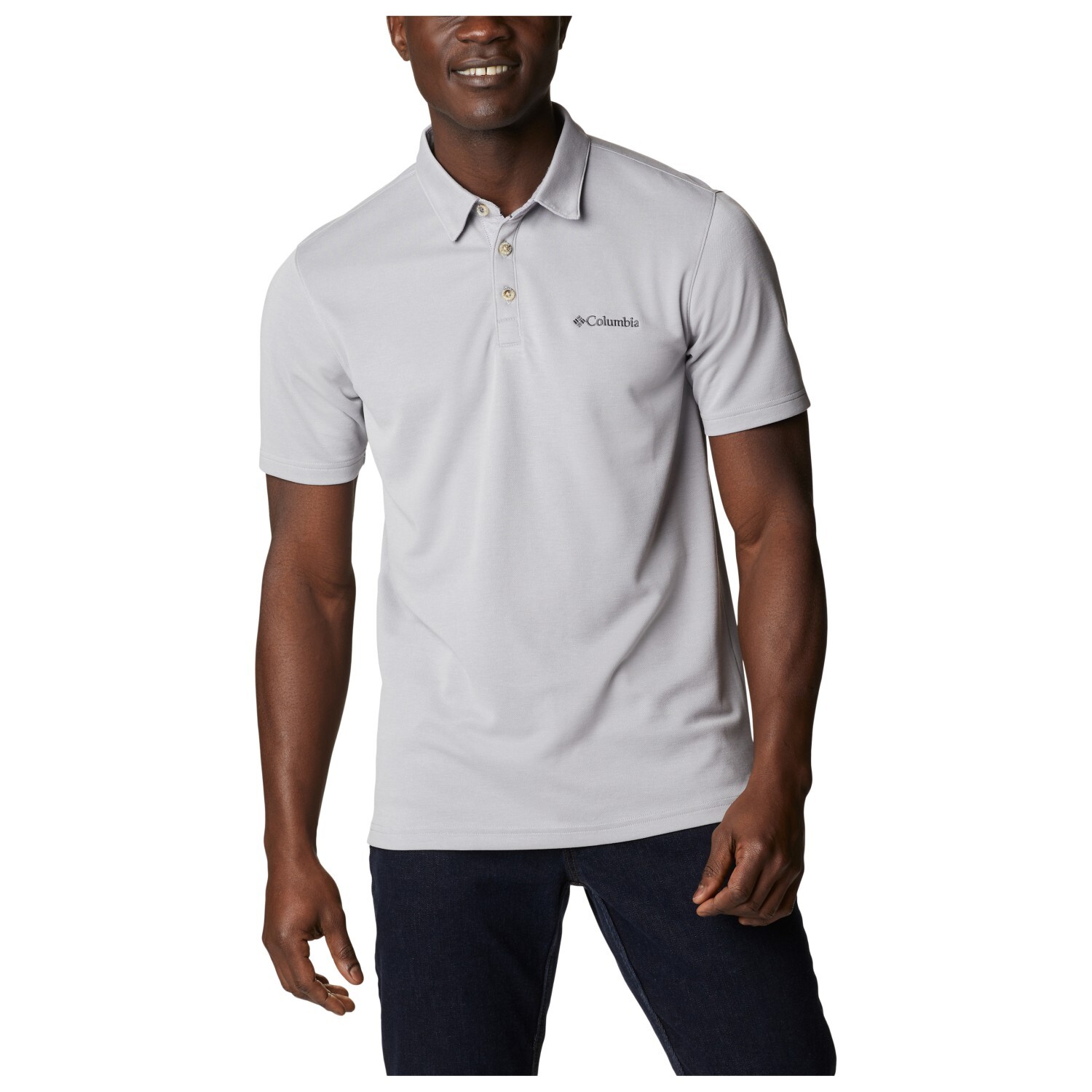 

Рубашка поло Columbia Nelson Point Polo, цвет Columbia Grey