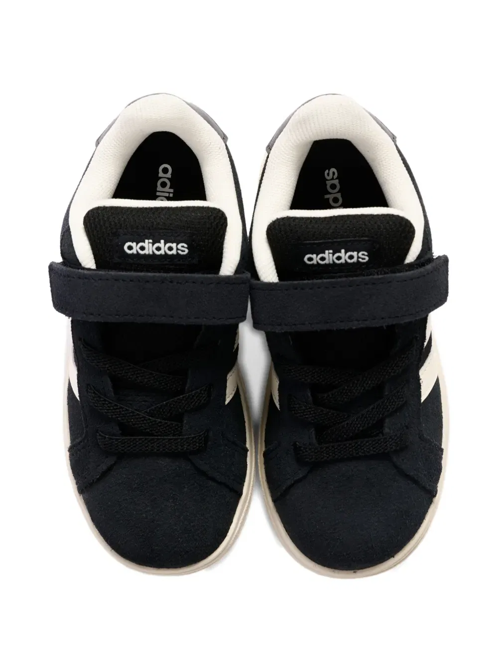 Кроссовки Grand Court 2.0 на шнуровке Adidas Kids, черный — фото 4