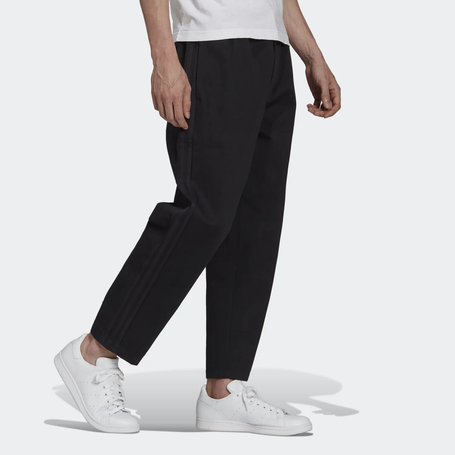 Adidas Originals Брюки повседневные Trefoil мужские осенние черные — фото 2