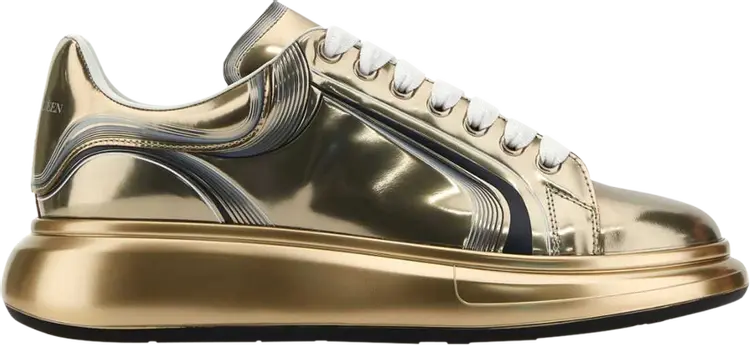 

Кроссовки Alexander McQueen Oversized Sneaker 'Curve Tech - Gold', золотой, Желтый;серый, Кроссовки Alexander McQueen Oversized Sneaker 'Curve Tech - Gold', золотой