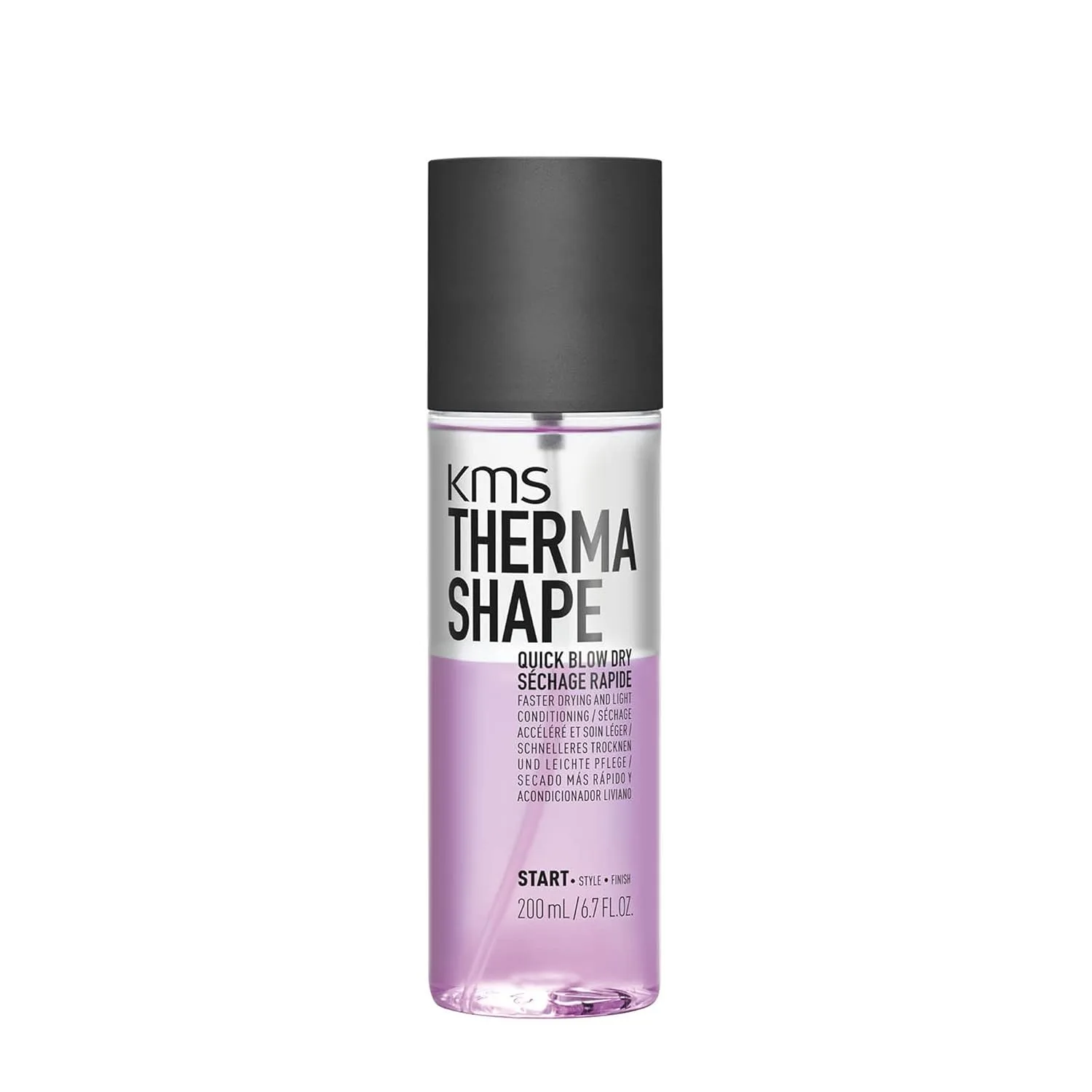 Спрей для быстрой сушки волос KMS THERMASHAPE для создания пышной, естественной укладки феном, 190 мл.