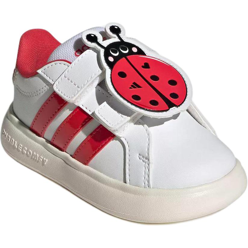 Adidas Детские низкие кроссовки GRAND COURT 30, белые — фото 4