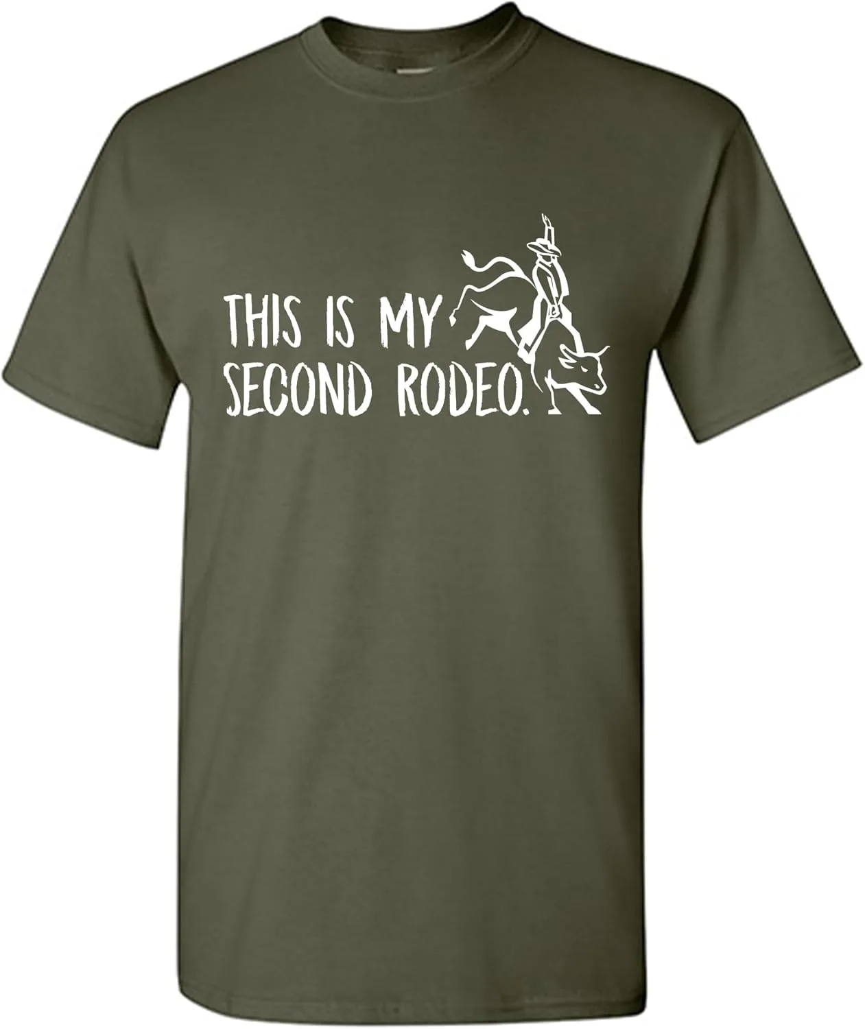 

Футболка This is My Second Rodeo с саркастичным принтом Feelin Good Tees