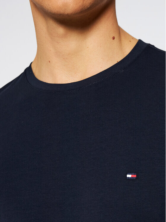 Облегающий крой с длинными рукавами Tommy Hilfiger, синий — фото 4