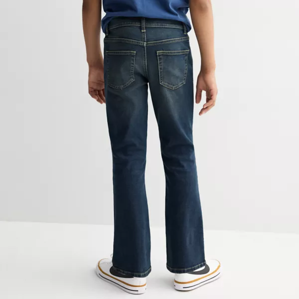 Узкие джинсы bootcut fit для мальчиков 7-20 лет Sonoma Goods For Life, цвет medium tint — фото 2